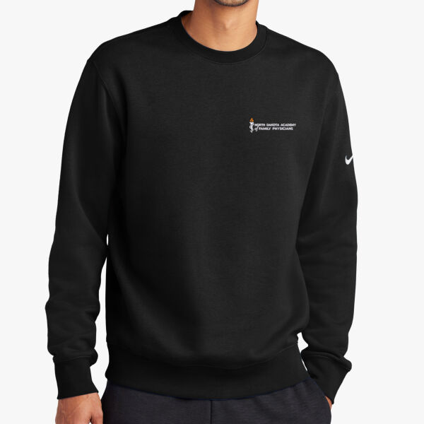 Nike Club Fleece Sleeve Swoosh Crew Thumbnail