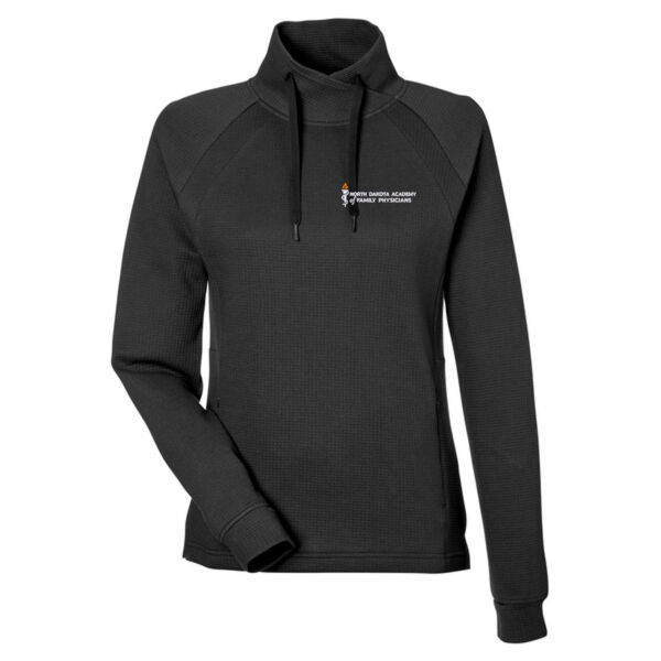 Women's Rhythm Waffle Cross-Neck Pullover Thumbnail